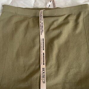 BRAND NEW w/ TAGS House of CB Midi Shahla Skirt in Khaki
